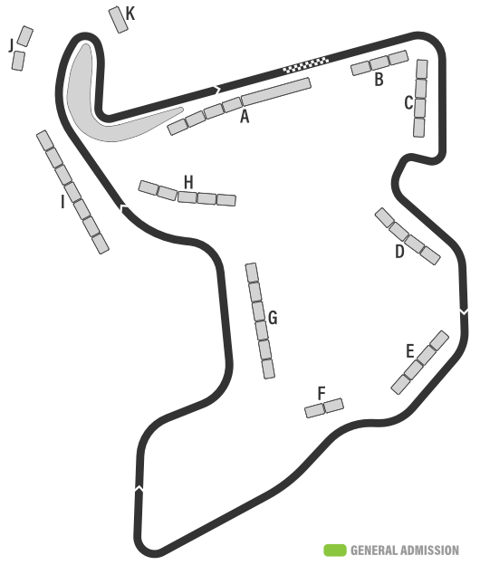 マンダリカサーキット地図
