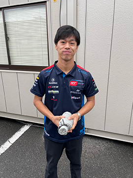 小椋藍選手の爽やかスマイル【イメージ】