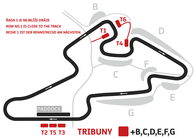 ブルノサーキット地図